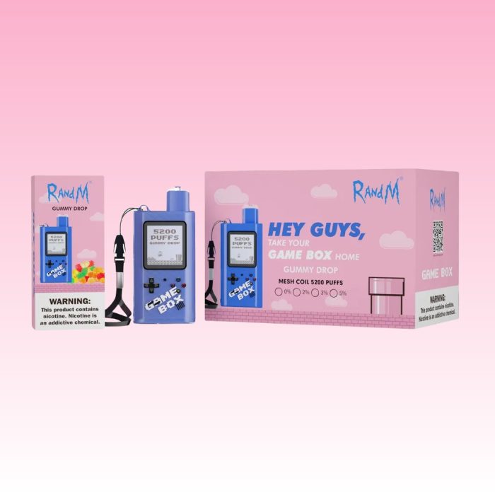 Randm Game Box 5200 Puffs | TOTOVAPE