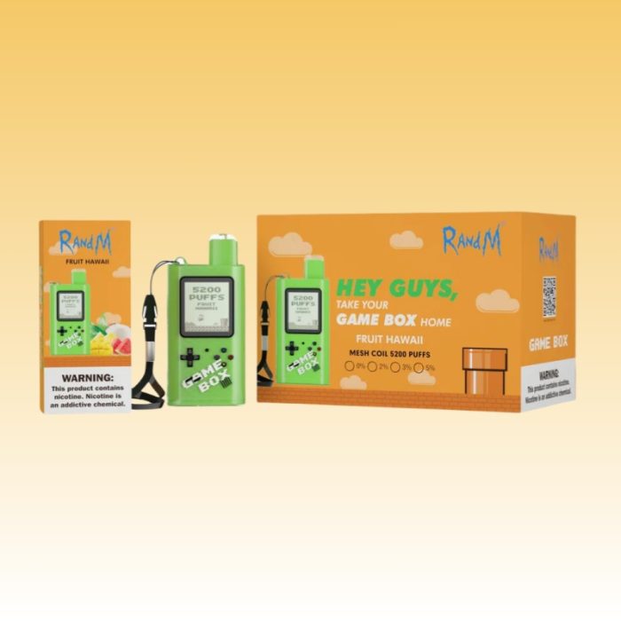 Randm Game Box 5200 Puffs | TOTOVAPE