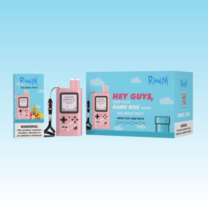 Randm Game Box 5200 Puffs | TOTOVAPE