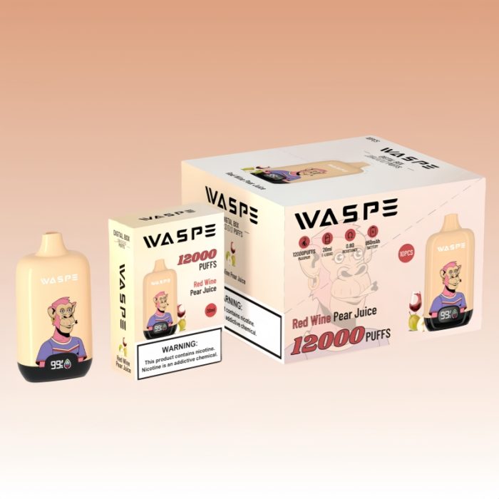 Waspe Digital Box 12000 Puffs | TOTOVAPE Waspe Digital Box 12000 Puffs | TOTOVAPE